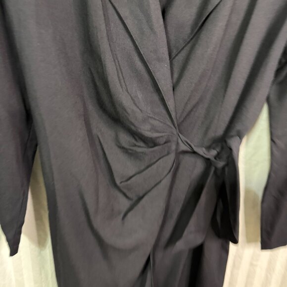 LA Belle Fashions Inc. Women's Wrap Dress – Black, Size 9 - Picture 2 of 10